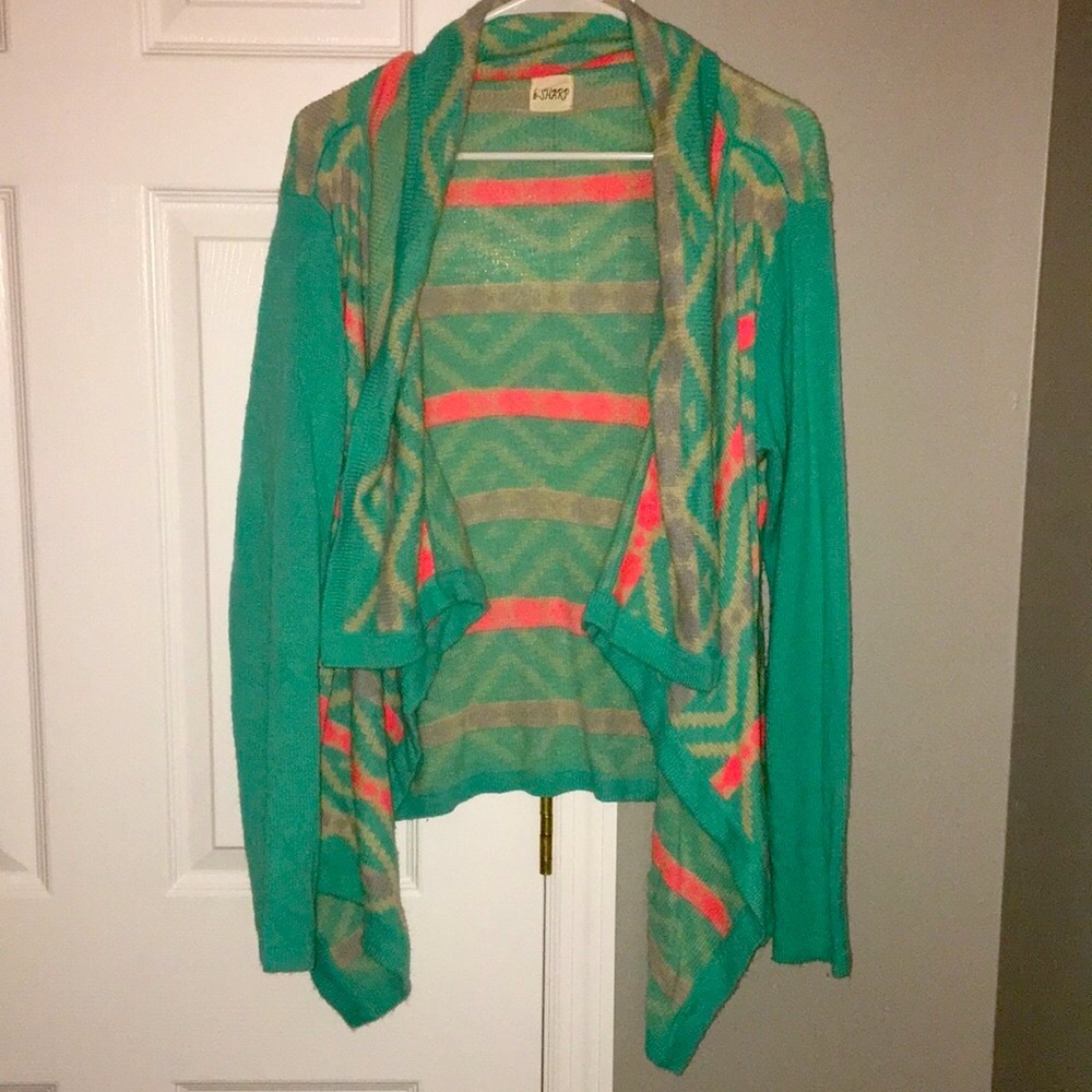 Teal Cardigan